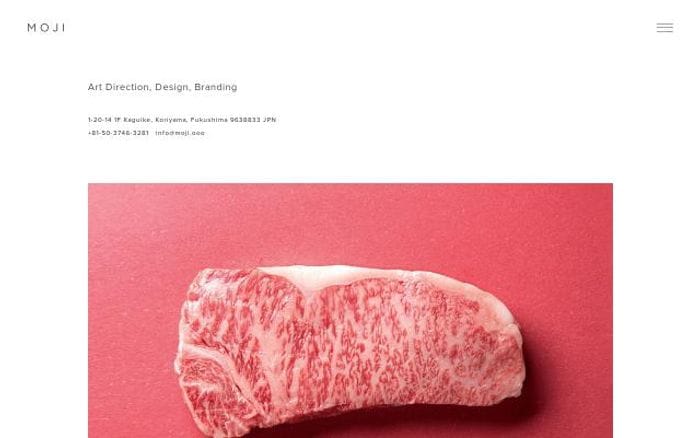 Moji website preview