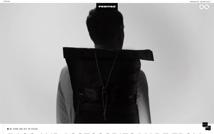 Freitag website preview