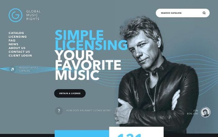 Globalmusicrights website preview