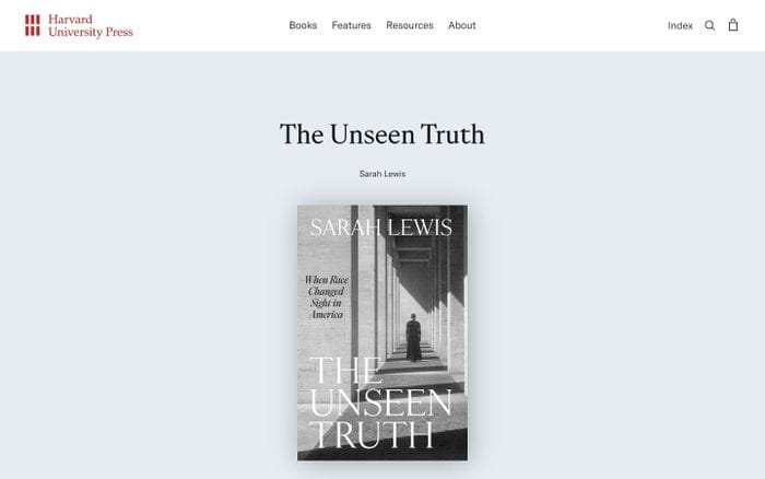 Harvard University Press website preview
