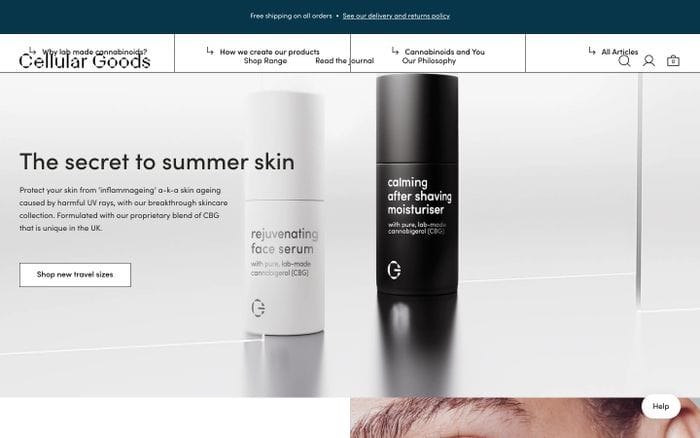 Cellular Goods website preview