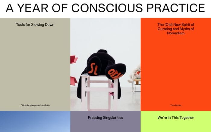 A Year of Conscious Practice website preview