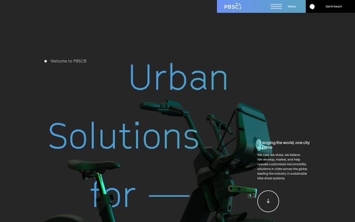 PBSC Urban Solutions website preview