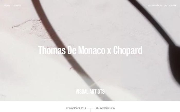 Visualartists website preview