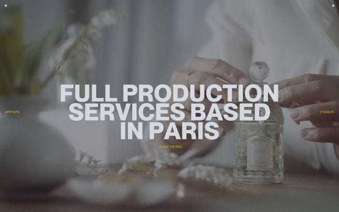 Bloom Production website preview