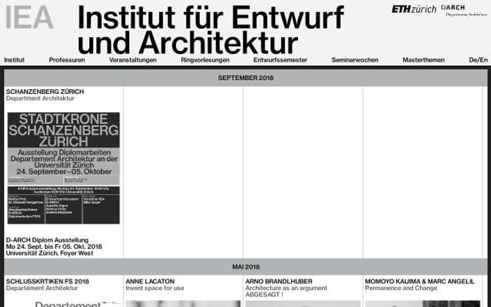 Arch website preview