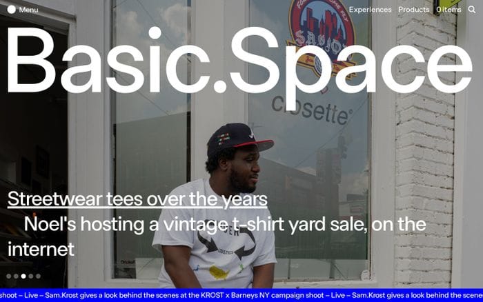 Basic.Space website preview