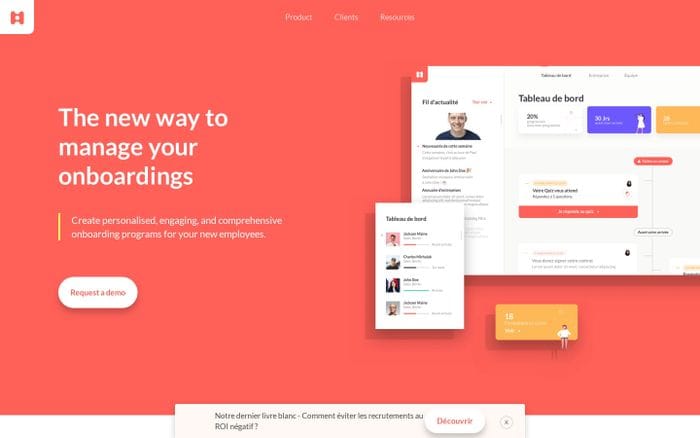 HeyTeam - The new way to manage your onboardings website preview