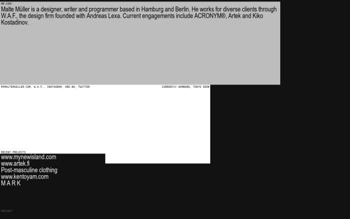 Maltemueller website preview