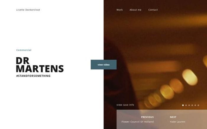 Lisettedonkersloot website preview