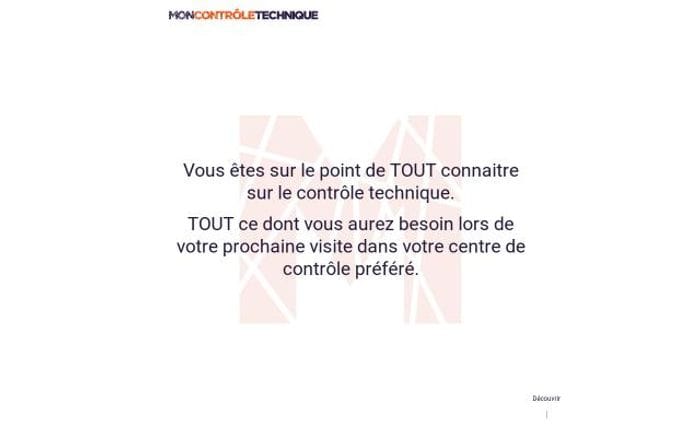 Moncontroletechnique website preview