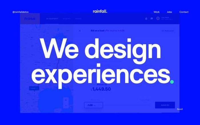 Rainfall website preview