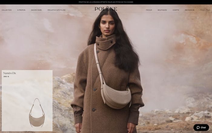Polène website preview