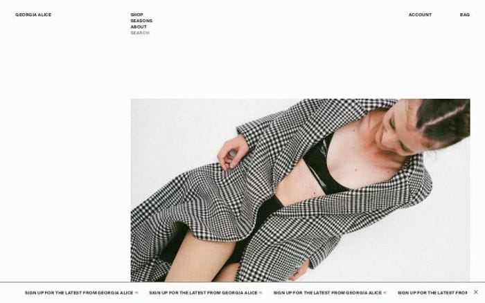 Georgiaalice website preview