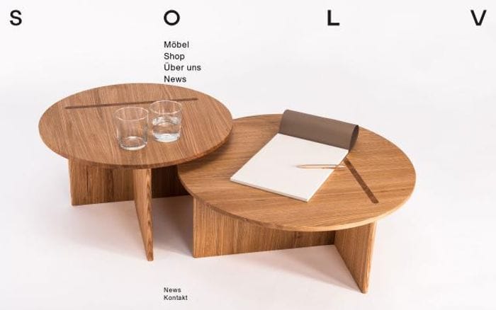 Solvfurniture website preview
