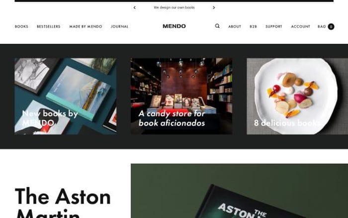 Mendo website preview