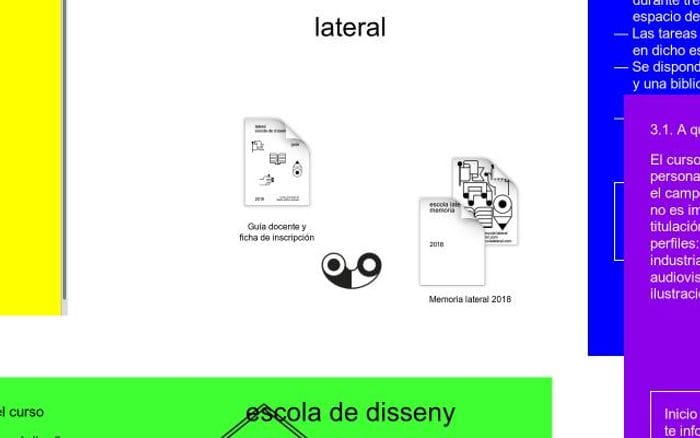 Escolalateral website preview