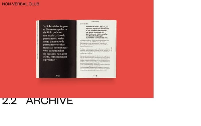 Non-verbal Club website preview