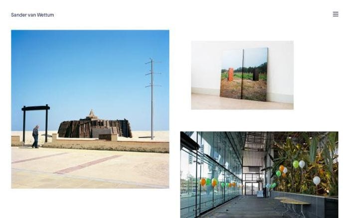 Sandervanwettum website preview