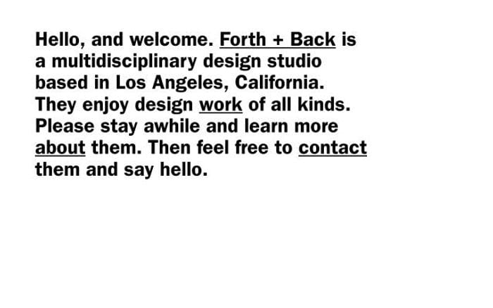 Forthandback website preview