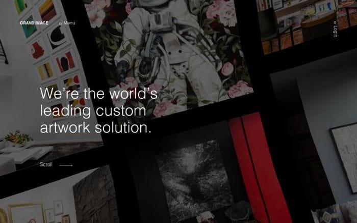 Grandimage website preview