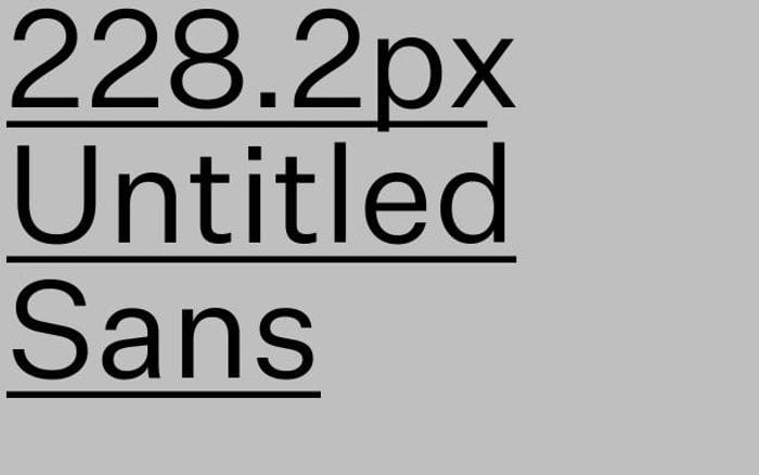 Untitledsans website preview