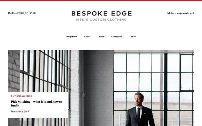 Bespokeedge website preview