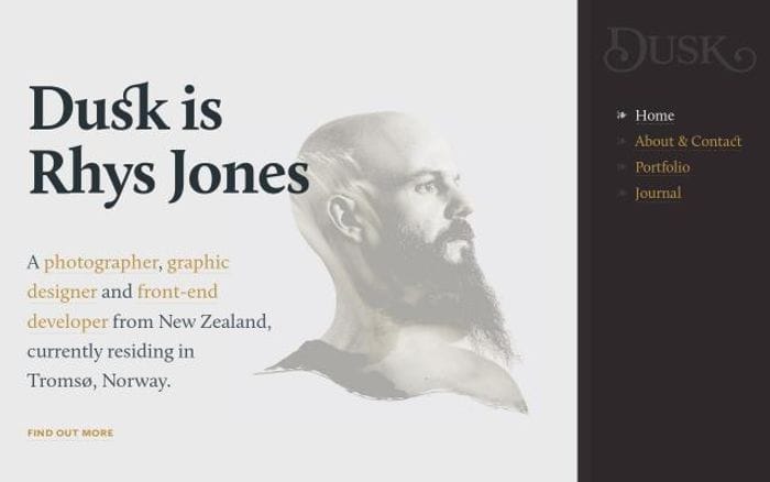 Madebydusk website preview
