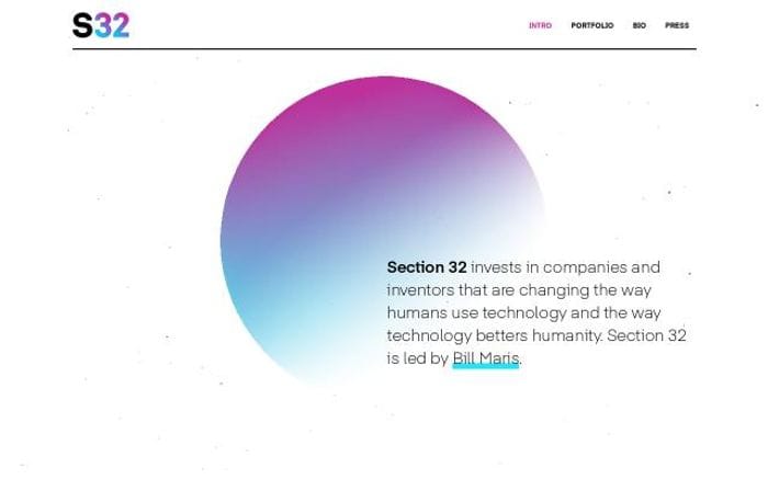 Section32 website preview