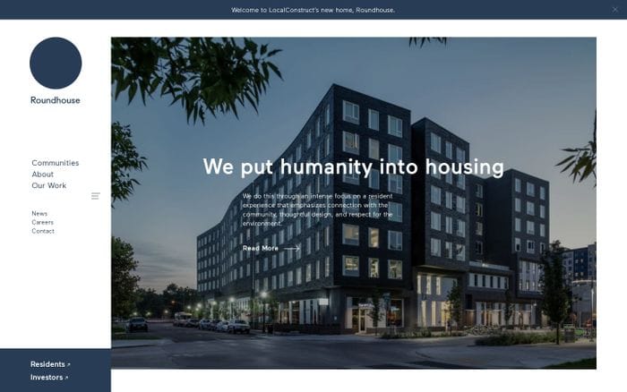 Roundhouse website preview