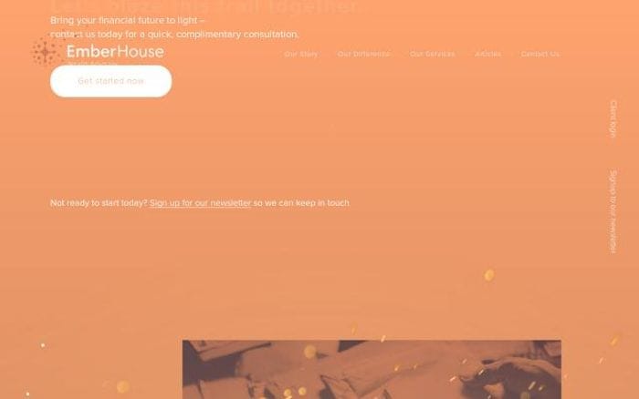 Emberhouse website preview