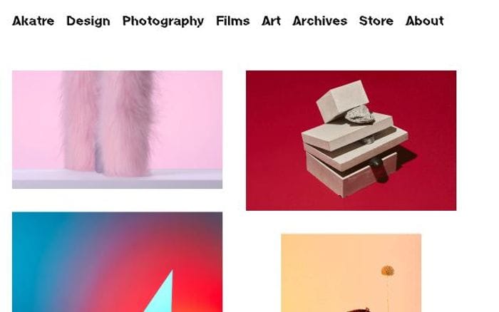 Akatre website preview