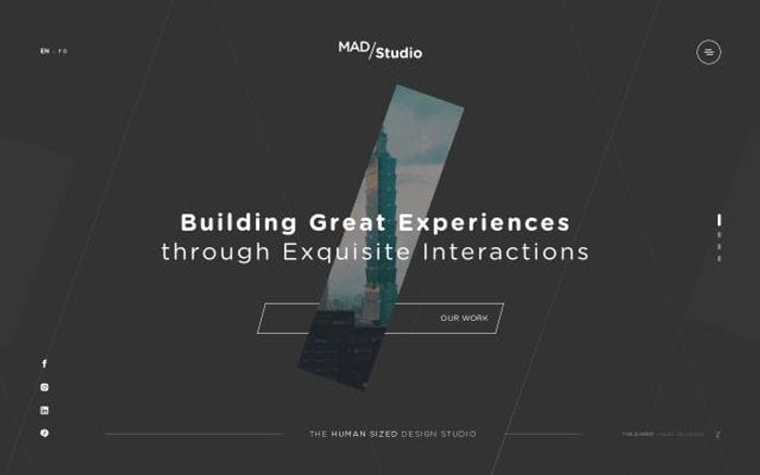 Mad website preview