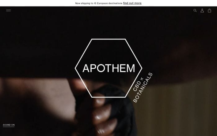 Apothem Labs website preview