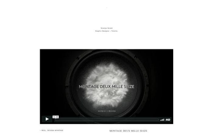 Nicolas website preview