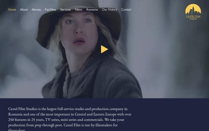 Castelfilm website preview