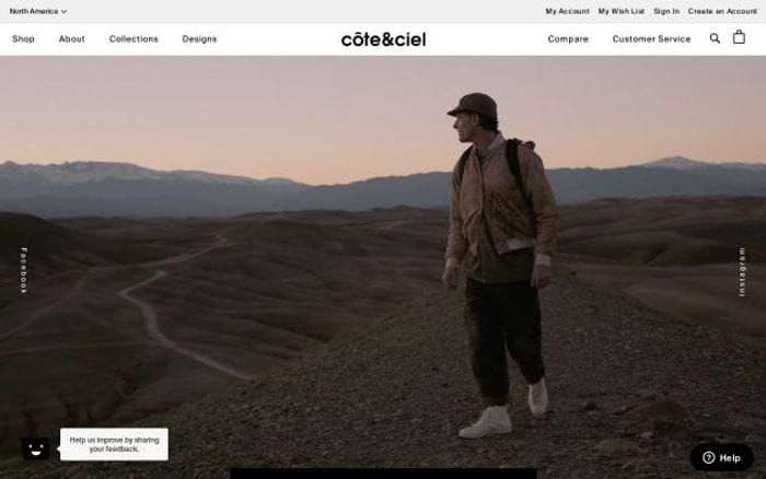 Coteetciel website preview