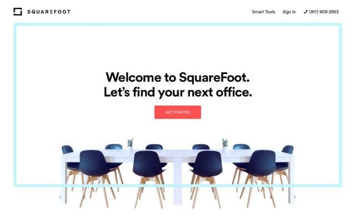 Squarefoot website preview