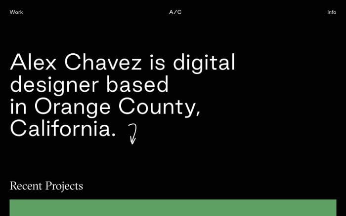 Alex Chavez website preview