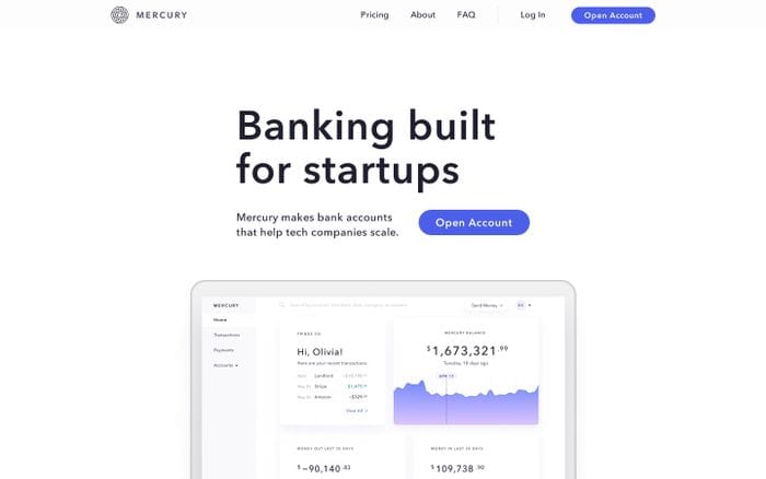 Mercury website preview