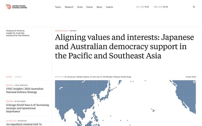 United States Studies Centre website preview