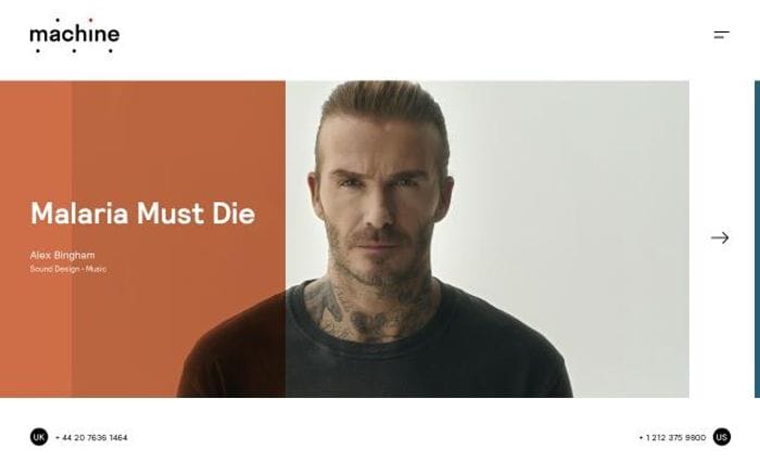 Machinesound website preview