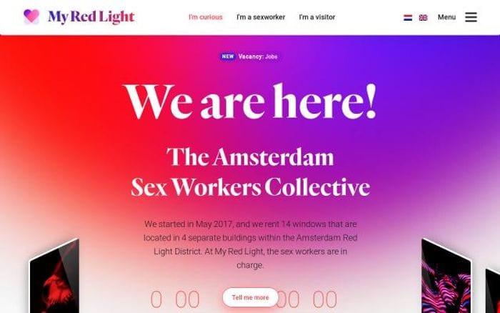 Myredlight website preview