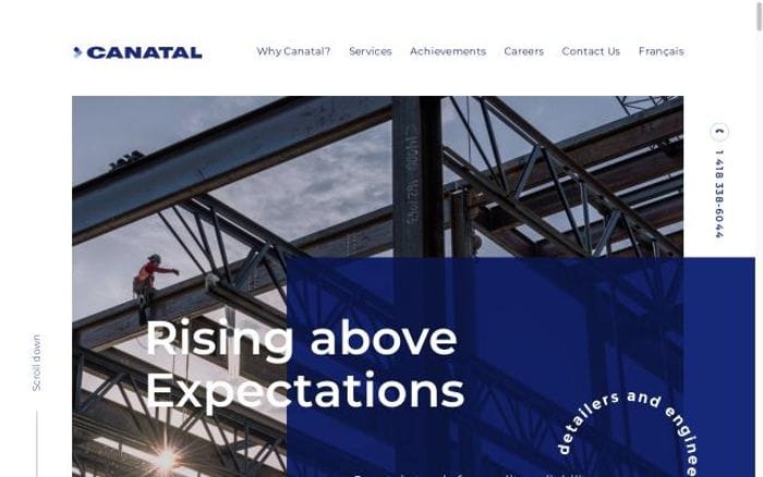 Canatal website preview