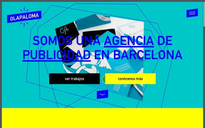 Olapaloma - Agencia de publicidad en Barcelona website preview