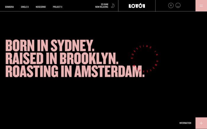 Lot61 website preview