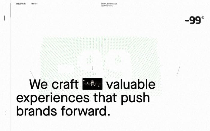 -99® design studio website preview