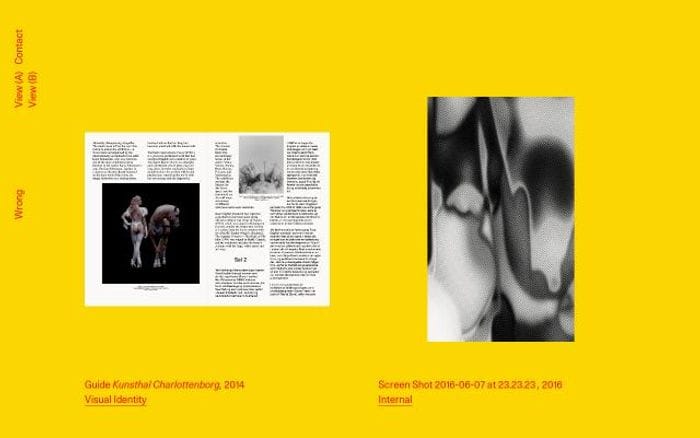 Wrongstudio website preview