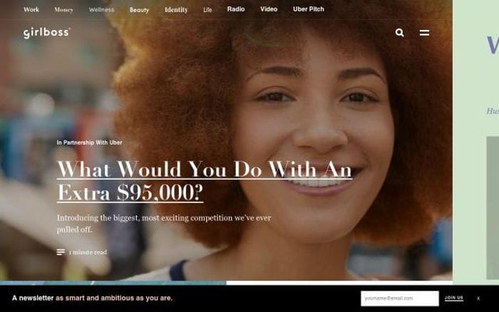 Girlboss website preview