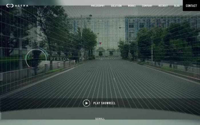 Ageha website preview